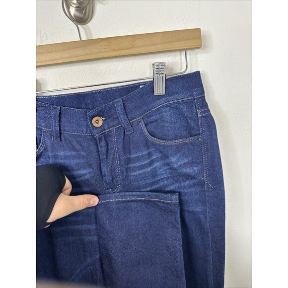 Diesel Women Hi-Vy Jeans Super Slim Straight 26x32 Cotton Blend Blue Zip Fly - Picture 4 of 8